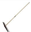 RASTRELLO 18 DENTI FIENO POLIPROPILENE MANI LEGNO CM.150 AUSTRALIAN
