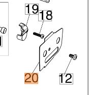 LAMIERINO PER MOTOSEGA GS 650/651OLEOMAC EFCO
