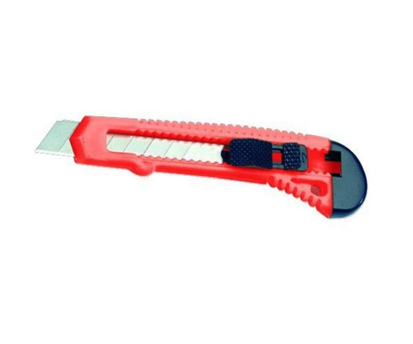 COLTELLO LAMA SPEZZARE PLASTICA ROSSA ECO BIG 18 MM VIGOR