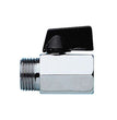 Mini valvola maschio/femmina 3/8 MAN NERA Comex