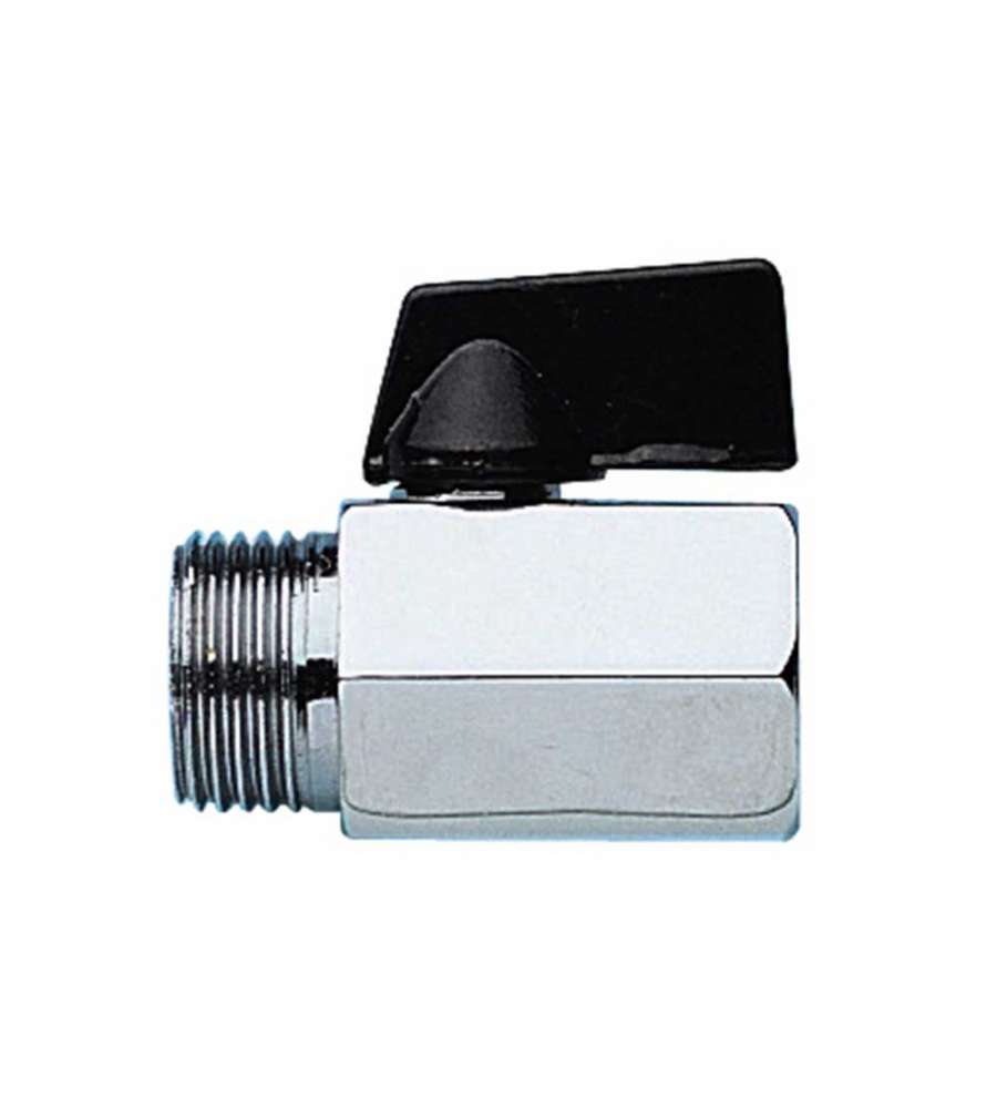 Mini valvola maschio/femmina 3/8 MAN NERA Comex