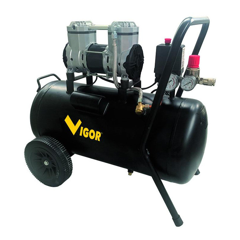 COMPRESSORE LT.50 VIGOR SILENT 230V VCA-S50 2CIL/DIR 1 HP