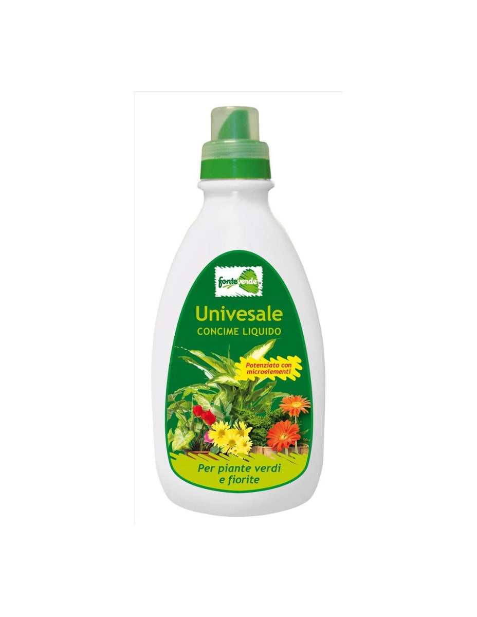 Concime liquido universale per piante verdi e fiorite da 1 lt.
