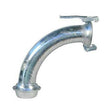 CURVA A 90° SFERICA DIAM.100 ZINCATA TUBO ACQUA IRRIGAZIONE