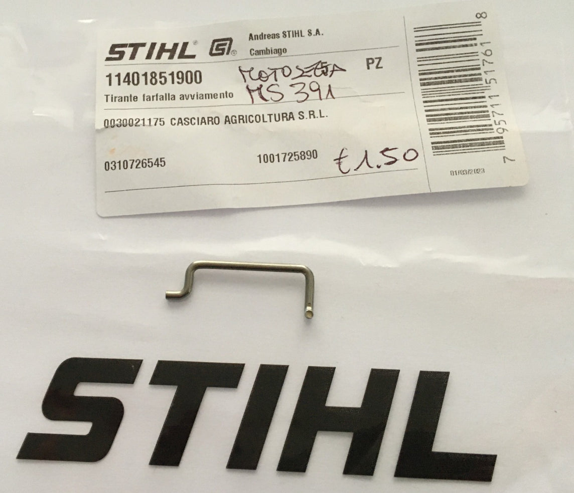 TIRANTE FARFALLA AVVIAMENTO RICAMBIO MOTOSEGA MS391 STIHL