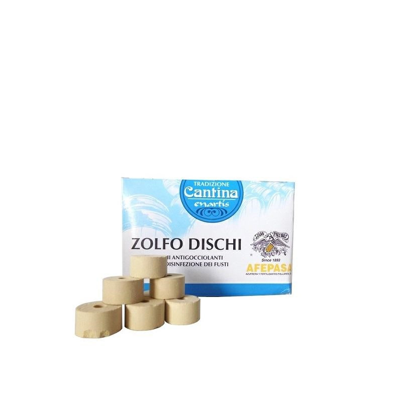 ZOLFO A DISCHI ANTIGOCCIOLANTI PER LA DISINFEZIONE DEI FUSTI