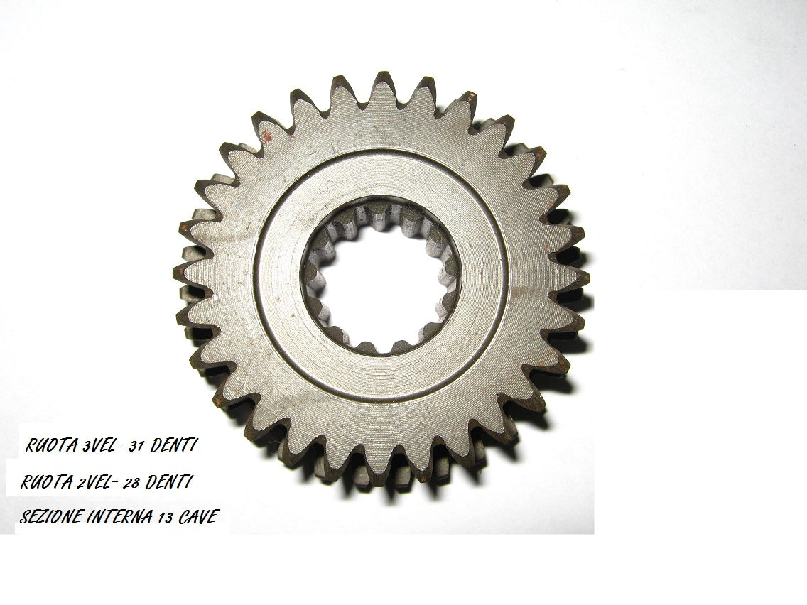 Ingranaggio seconda e terza marcia  RL334/RL308 Meccanica Benassi