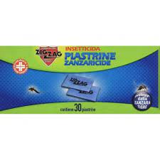 PIASTRINA ZANZARICIDA ZIG ZAG CONFEZIONE DA 30 PEZZI