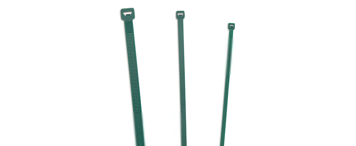 FASCETTA CABLAGGIO NYLON VERDE 3.5X140 MM DA 100 PZ. T-REX