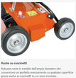 ARIEGGIATORE SCA 50 H 163 CC LARGHEZZA LAVORO 50 CM OLEOMAC