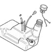Serbatoio completo ricambio per soffiatore BV162 Oleomac