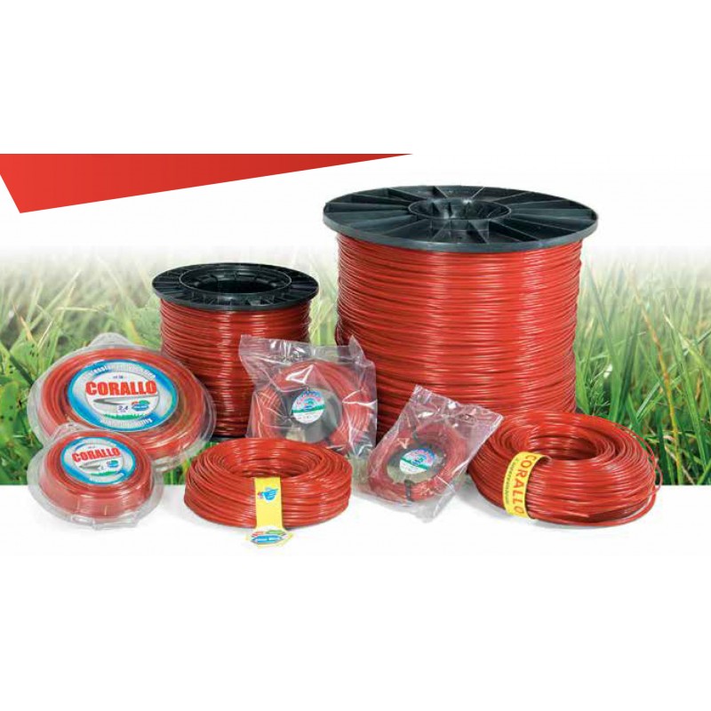 Bobina filo decespugliatore da Kg. 2 diametro 4 tondo Blue Bird 150 MT.