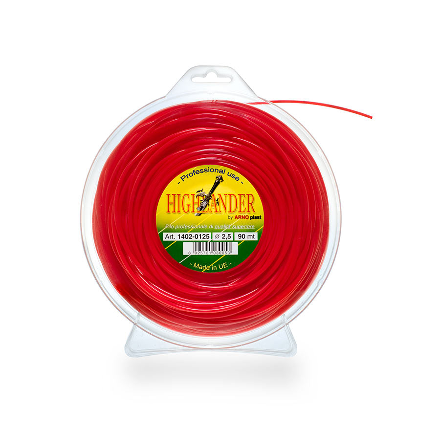 FILO ROSSO HIGHLANDER DIAMETRO 3.5 TONDO MT.45