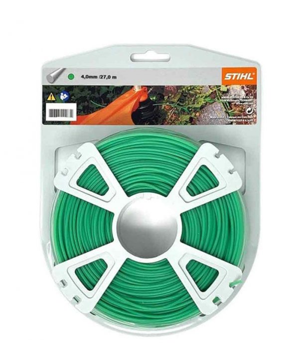 Filo Stihl per decespugliatore diametro 4 tondo mt.27 verde