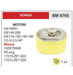 FILTRO ARIA HONDA GX160K1-GX140-200 PER MOTORE KAMA