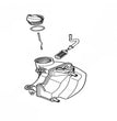 Succhierola ricambio per decespugliatori FS55-120 MS193-192 Stihl