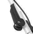 QuickFix Facile piegatura con chiusure a scatto Quick-FIX
Stegola pieghevole
Parte superiore in polimero, parte inferiore in acciaio, pieghevole e regolabile in altezza (2 posizioni), console in alluminio.