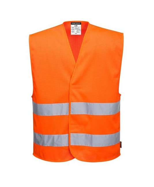 GILET ARANCIONE ALTA VISIBILITA'