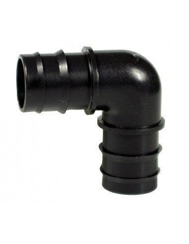 CURVA NERA A 90°IN POLIPROPILENE A PRESSIONE  DIAMETRO 63X63