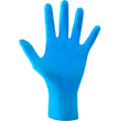 GUANTI NITRILE AZZURRI S/POLVERE TAGLIA L 100 PEZZI AQL 1.5