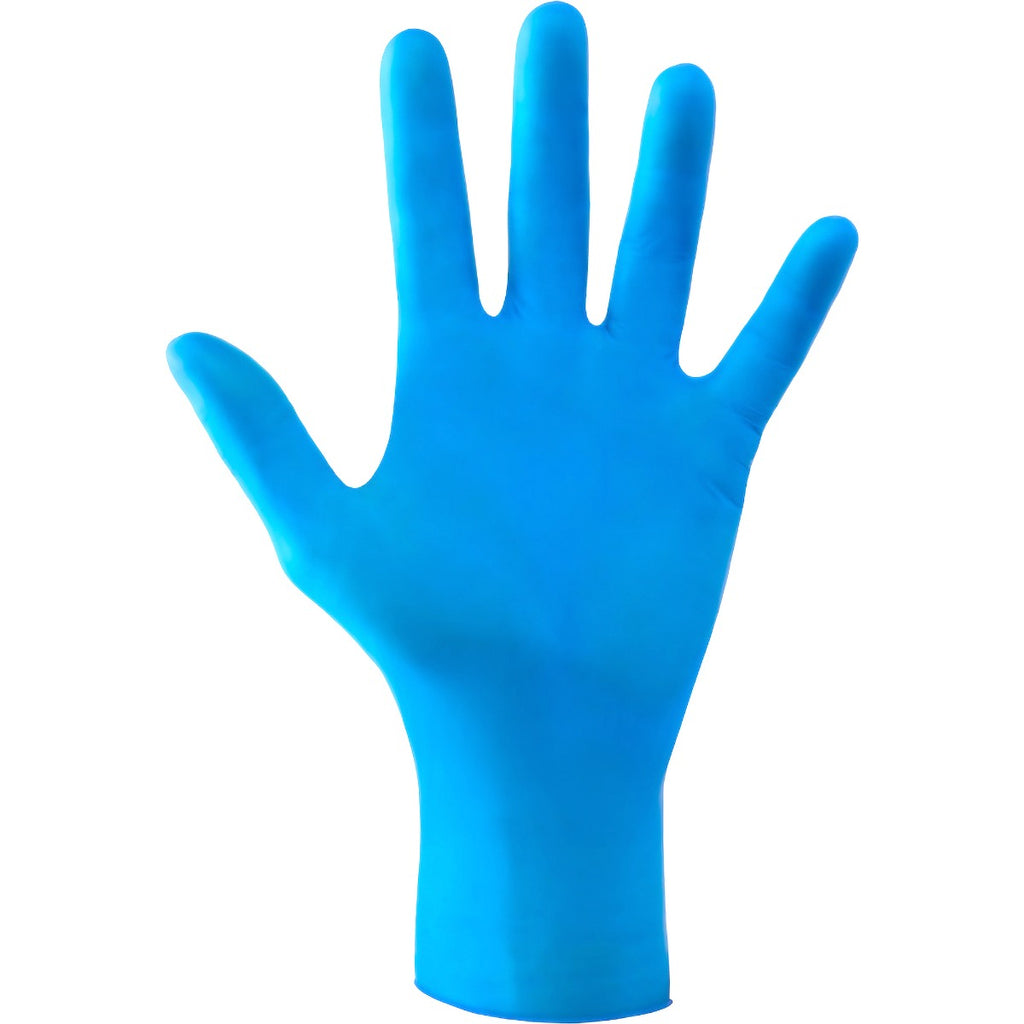 GUANTI NITRILE AZZURRI S/POLVERE TAGLIA L 100 PEZZI AQL 1.5