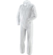 TUTA INTERA CON CAPPUCCIO 100% POLIPROPILENE  GR.40 BIANCA TG.XL