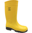 STIVALE PVC YELLOW GIALLO S5 SCR PUNTALE ACCIAIO NERI