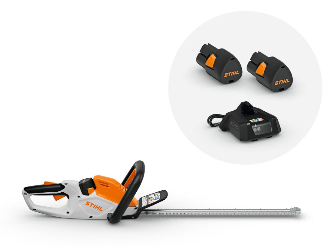 TAGLIASIEPI A BATTERIA HSA 40 50 CM CON 2 BATTERIE AS2+ AL1 STIHL