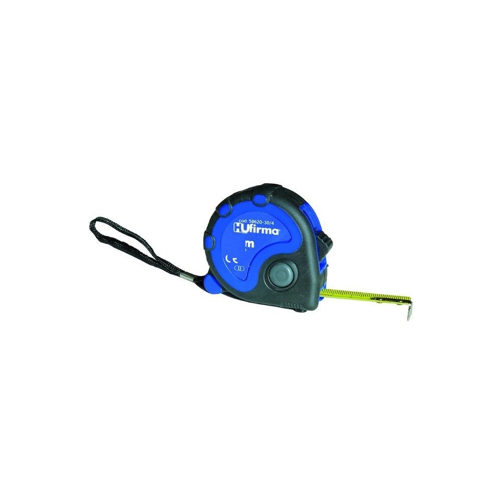 FLESSOMETRO METRO GOMMATO C/BLOCK NASTRO 19 MM 5 METRI HU-FIRMA