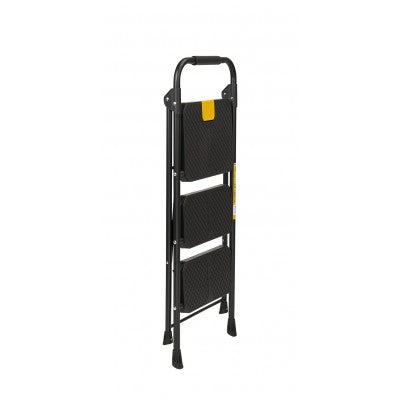 SCALA SGABELLO ACCIAO/PLASTICA LARGE STEP 4 GRADINI MAURER