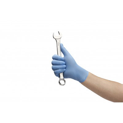 GUANTI MONOUSO NITRILE FORTE TG. L(8-8 1/2)MAURER PLUS 30 PEZZI
