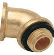 Curva in ottone 45° per lancia pompe bassa press. attacco m/f 1/4"