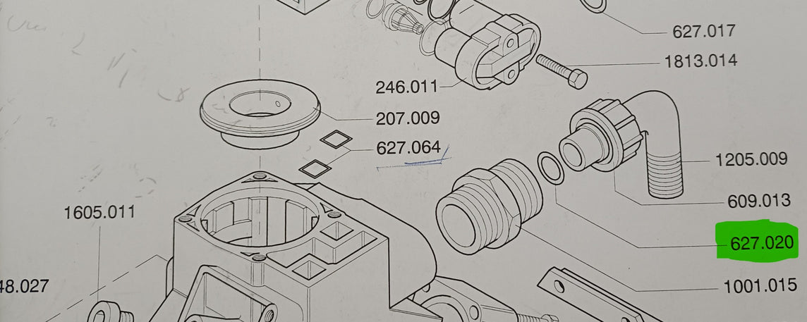 GUARNIZIONE IMOVILLI OR 3118 PER POMPA M30/M50