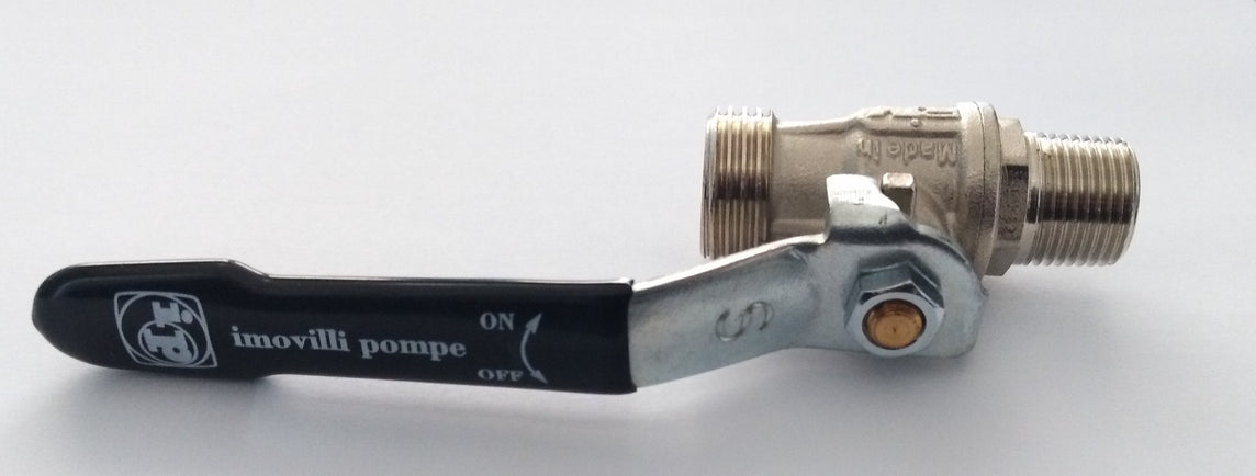 RUBINETTO D. 1/2 - 3/8 SX NIC PER POMPA PRO 25/30 RICAMBIO IMOVILLI