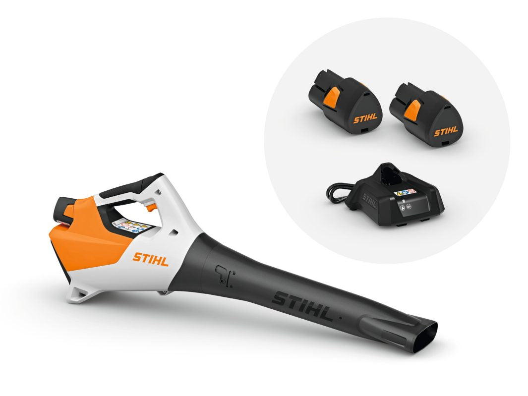 SOFFIATORE A BATTERIA BGA 30.0 SET CON 2 BATTERIE AS2+ CAR AL1 STIHL