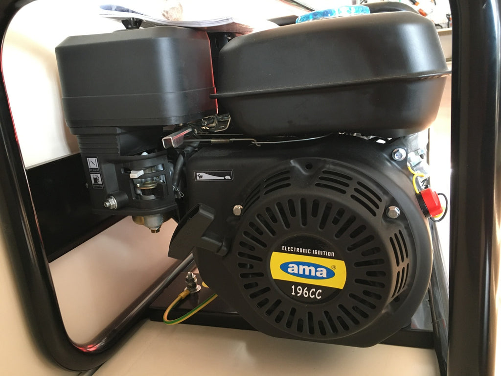 GRUPPO ELETTROGENO A BENZINA 4 KW CON ALTERNATORE SACCARDO