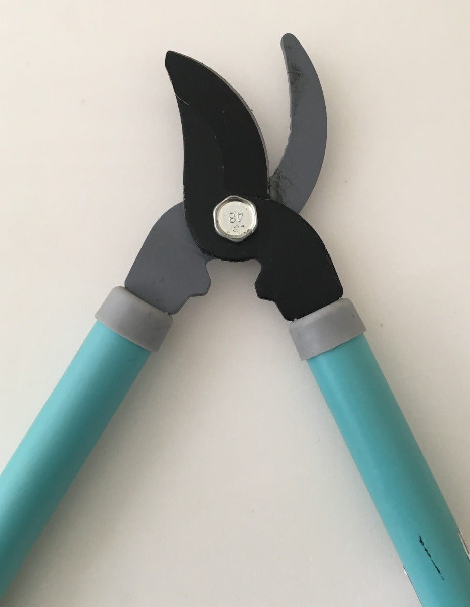 FORBICE TRONCARAMI AZZURRA LAMA A INCUDINE DA 7 CM.