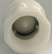 VALVOLA DI RITEGNO DA 1" NYLON BIANCO BUCCHI