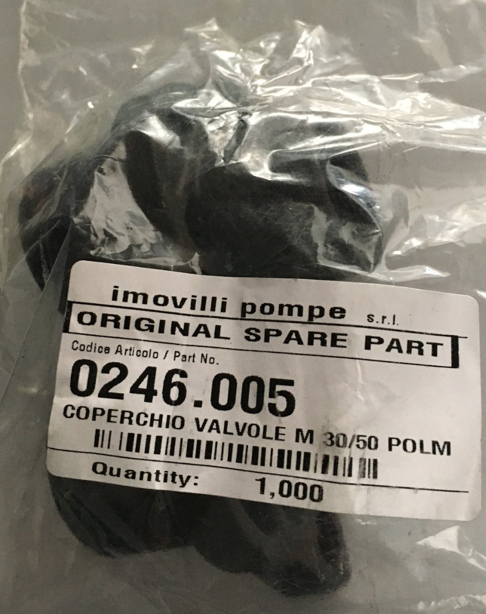 COPERCHIO VALVOLE RICAMBIO PER POMPA M30/50 POLMONE IMOVILLI