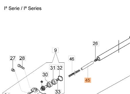 GIUNTO RICAMBIO PER DECESPUGLIATORE OLEOMAC BC320