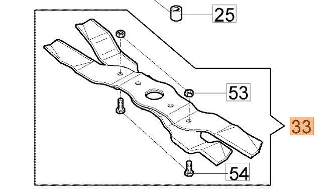 LAMA MULCHING PER RASAPRATO LUX55TBX OLEOMAC