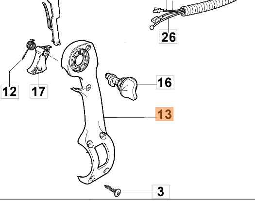 SEMIIMPUGNATURA INTERNA OER SOFFIATORE BV 162 OLEOMAC