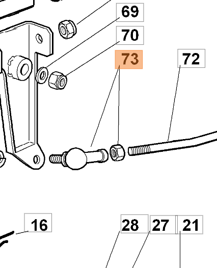 SNODO PER TRATTORINO TRATTORINO OM 63/72/92/93 OLEOMAC
