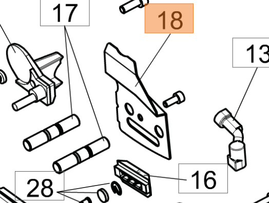 LAMIERINO PER MOTOSEGA GSH 510/560 OLEOMAC