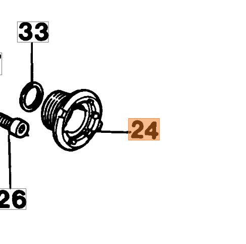 Vite senza ricambio fine per motosega Oleomac GS720