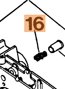 Molla per pulsante ricambio motosega 931/932 Oleomac
