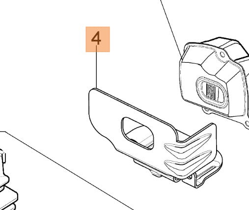 Guarnizione marmitta ricambio per motosega Oleomac GS410C-CS410CX
