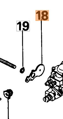 Leva starter ricambio motosega 931-932 Oleomac