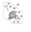 Convogliatore con boccola ricambio  per motoseghe 938-941 Oleomac