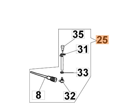 Sfiato ricambio per motosega GS650 Oleomac